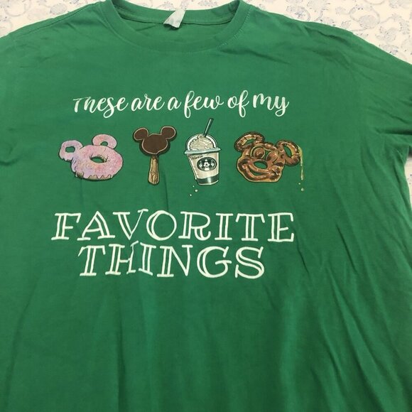 Bespoke Size L Green Disney Things These Are A Few Of My Favorite Things Snacks - Picture 3 of 6